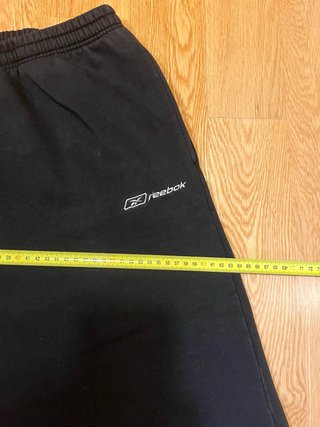 Track Pants Reebok Black Sporty Joggers Size L