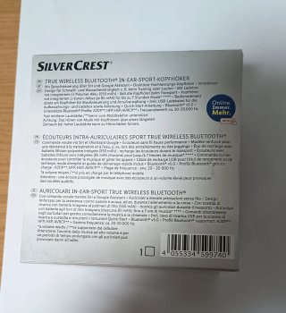 Auriculares Silvercrest Bluetooth In-Ear Sport
