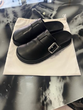 Ciabatte Sabot Zara Nere Fibbia Casual