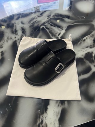 Ciabatte Sabot Zara Nere Fibbia Casual
