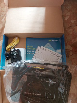 Router Movistar Fibra Óptica