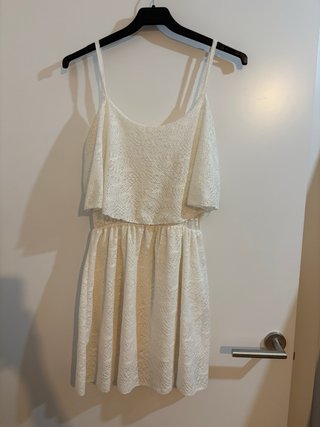 Vestido blanco de tirantes