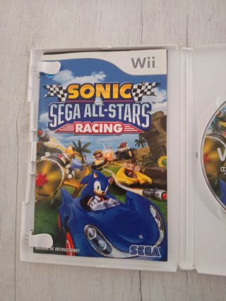 Sonic & Sega All-Stars Racing Wii con volante