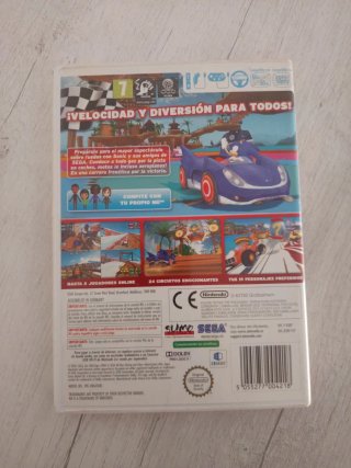 Sonic & Sega All-Stars Racing Wii con volante