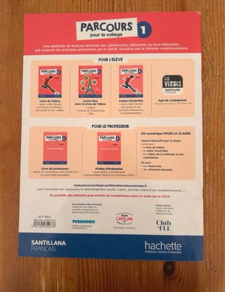 Parcours pour le collège - 1° ESO Libro francés