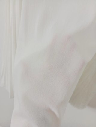Maxi abito/copricostume bianco semitrasparente TU