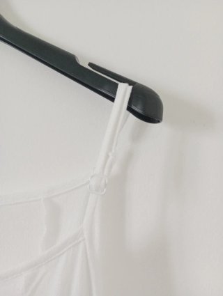 Maxi abito/copricostume bianco semitrasparente TU