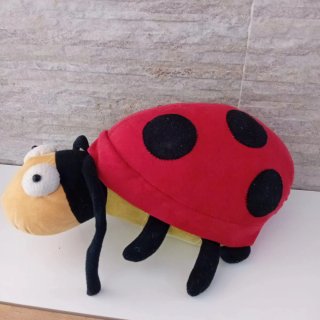 Fermaporta peluche coccinella