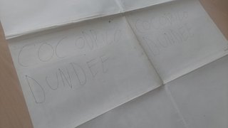 Cartel Original Cocodrilo Dundee (1986)
