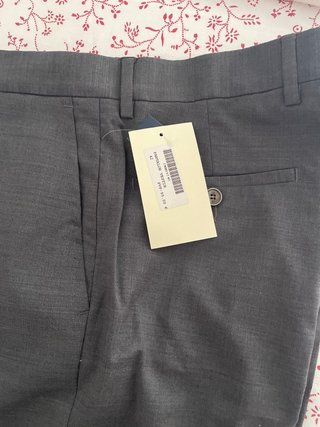 Pantalón de vestir gris hombre nuevo