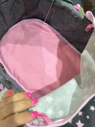 Cochecito de muñecas con estrellas