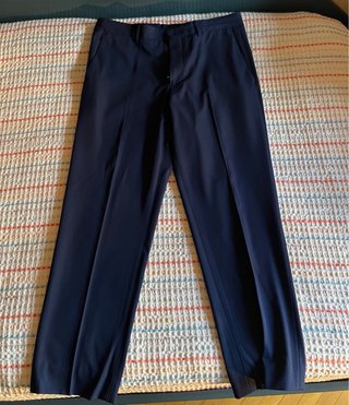 Pantalón de traje Zara azul marino Talla 40