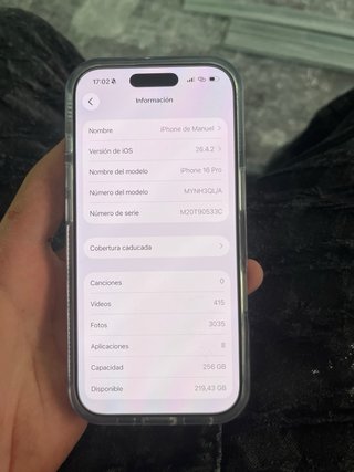 iPhone 16 Pro Sin Detalles