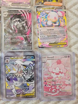 Colección Cartas Pokémon EX y VMAX