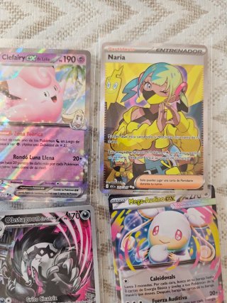 Colección Cartas Pokémon EX y VMAX