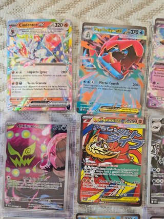 Colección Cartas Pokémon EX y VMAX