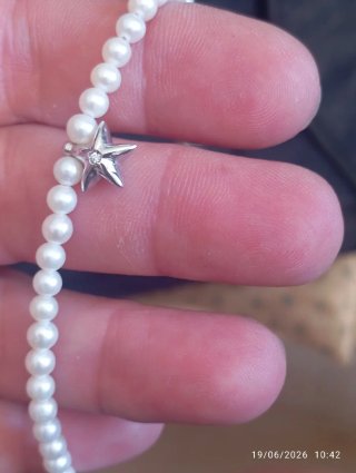 Bracciale Boccadamo perle naturali e argento