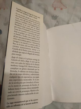 Juego de tronos I. Canción de hielo y fuego