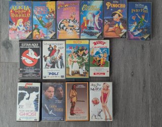 Pack películas VHS Acción y Aventura