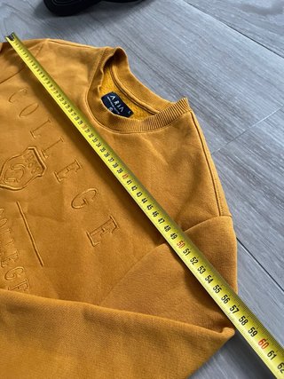 Vintage Sweatshirt Armá Mustard College Size L