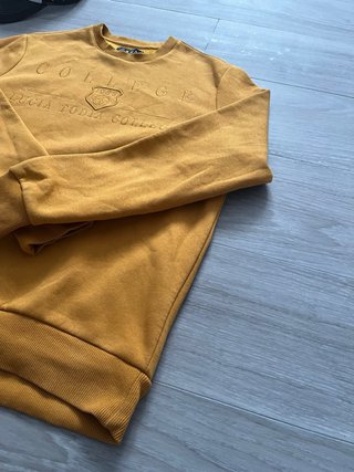 Vintage Sweatshirt Armá Mustard College Size L