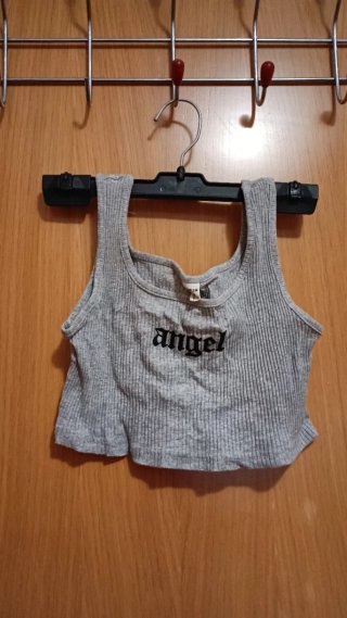 Crop top de tirantes Angel