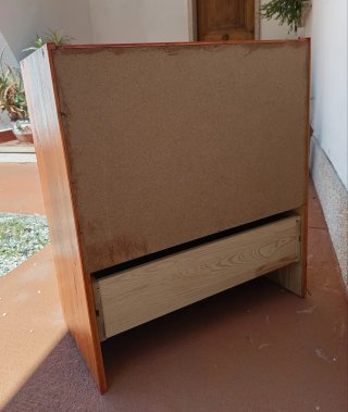 Cajonera de pino con 3 cajones