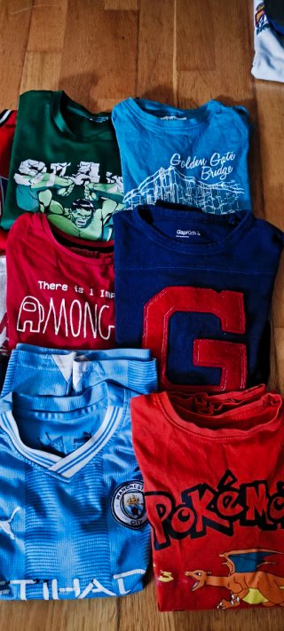 Lote de Camisetas Variadas tallas 8/9