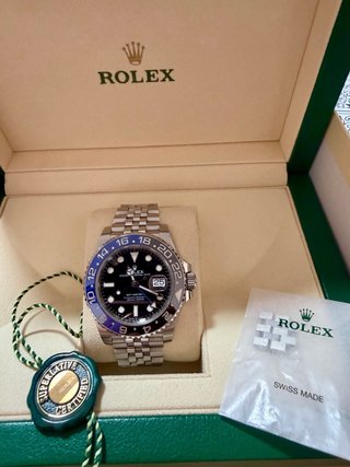 Rolex GMT MASTER II Jubile Batman