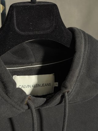 Calvin Klein Jeans Hoodie Preto Original | Size XL
