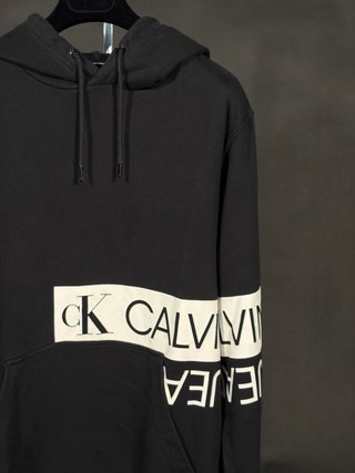 Calvin Klein Jeans Hoodie Preto Original | Size XL