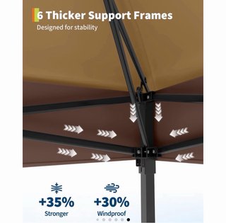 Carpa Plegable 3x3m Estilo Euro