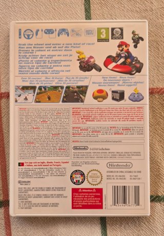 Mario Kart Wii con volantes y caja original