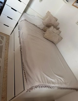 Cama infantil IKEA SLAKT blanca