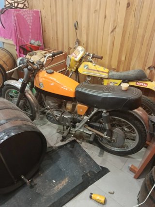 Bultaco 155 GT Trial Naranja/Amarillo