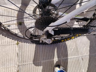 Bicicleta Coluer Blanca y Negra
