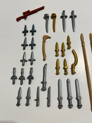 Lote 6 Playmobil Armas Variadas