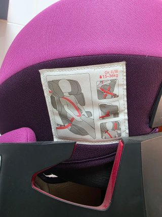Silla Cybex Solution X2 Fix Morada