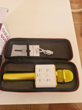 Micrófono Karaoke QUIGG Bluetooth 5.0