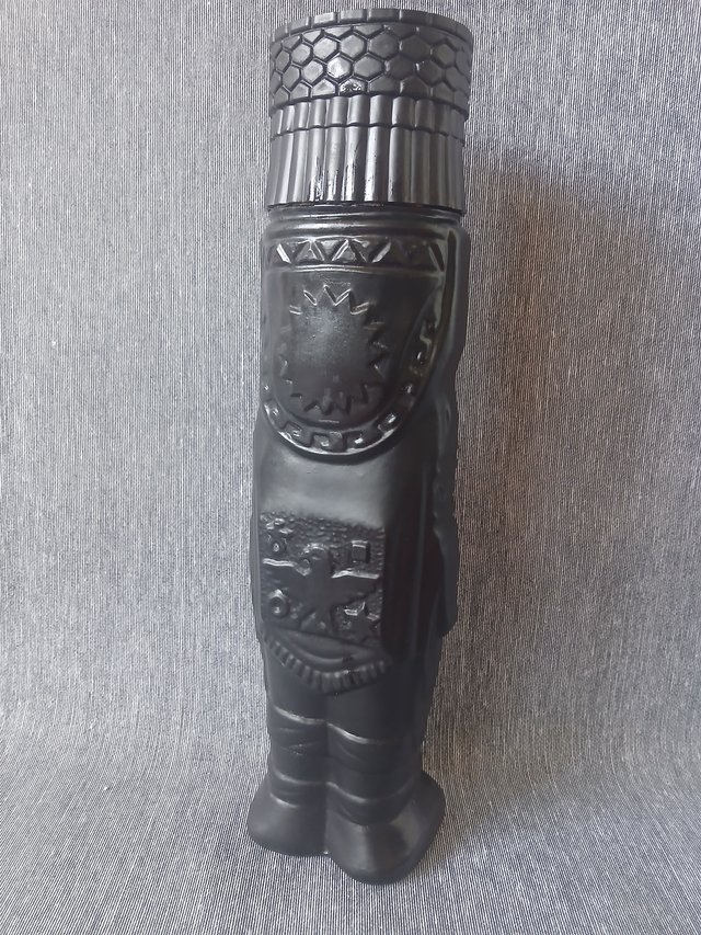 Botella Morey Vintage Figura Indígena