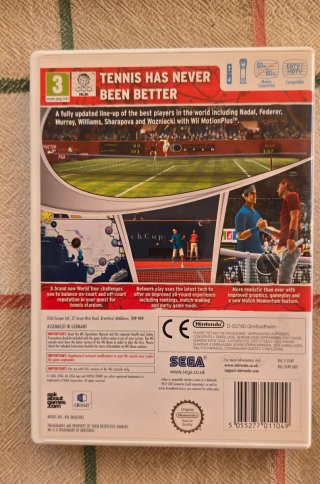Wii: Mario Power Tennis y Virtua Tennis 4 + Raquet