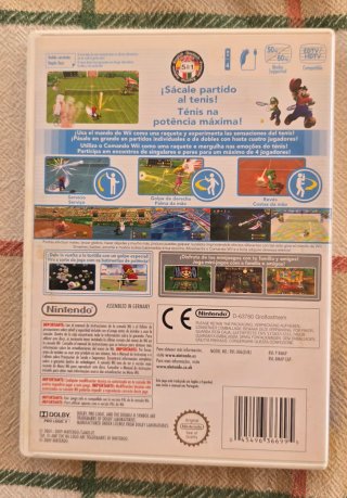 Wii: Mario Power Tennis y Virtua Tennis 4 + Raquet