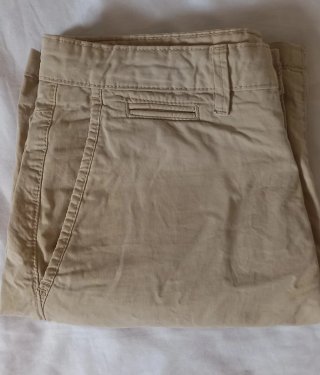 Pantalones cortos beige hombre