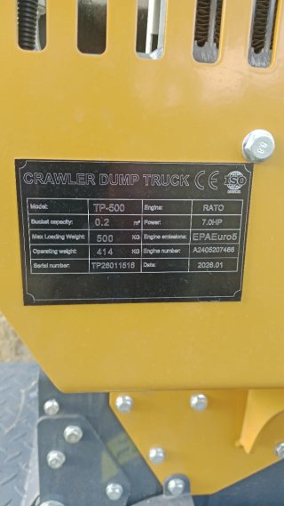 Mini dumper autocargable, precio IVA INCLUIDO