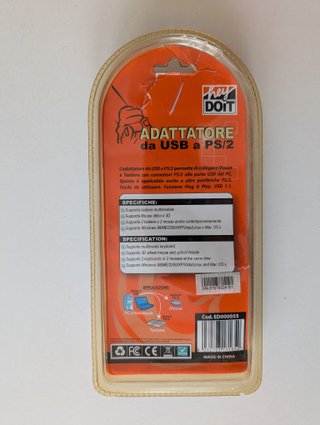 Adattatore USB a 2x PS/2
