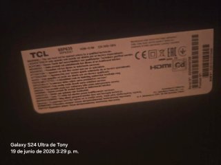 Smart TV TCL 65 (Pantalla Rota)