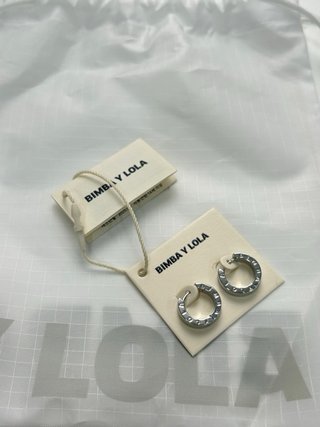 Pendientes aro BIMBA Y LOLA plata