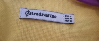Chaqueta Stradivarius Amarilla Talla M