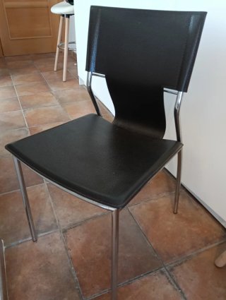 Juego 6 Sillas Comedor Piel Sintética