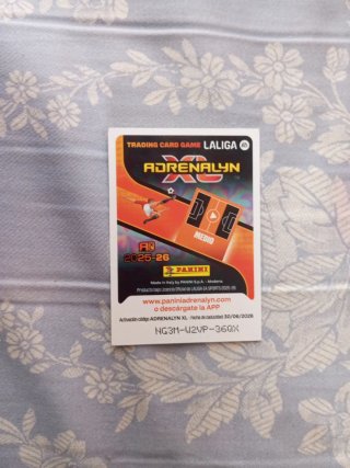 Carta Panini Momentum Pedri FC Barcelona